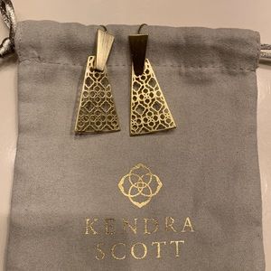 Kendra Scott gold earrings